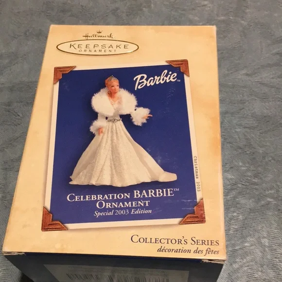Hallmark Celebration Barbie Ornament NEW Special 2003 keepsake Collectors Series - Picture 1 of 6